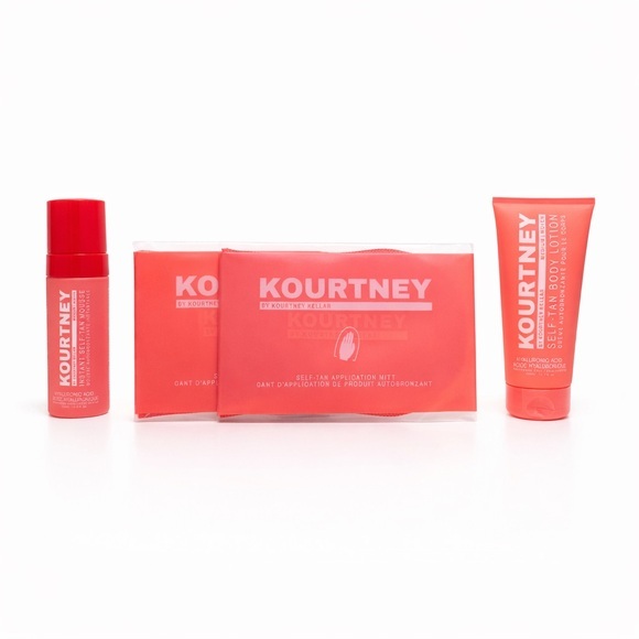 KOURTNEY Other - ✨ KOURTNEY Self-Tan Essentials Set | Mousse + Body Lotion + 2 Mitts ✨